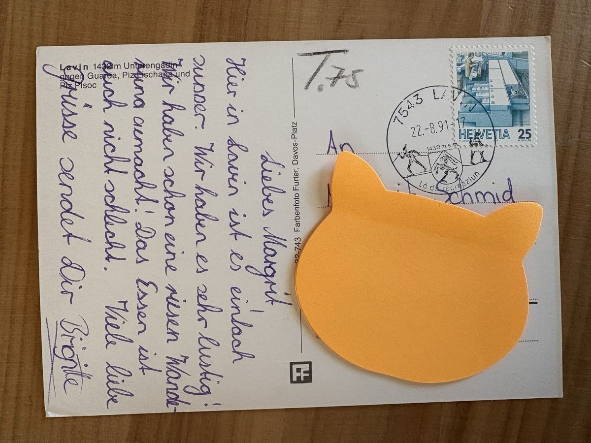 Ansichtskarten: AK von Lavin – Gebraucht aus Rümlang von Kartenpost1 1
