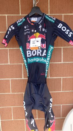 Red Bull BORA Hansgrohe Cycling Skinsuit - Size Small