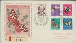 1954 - Pro Juventute - FDC ET