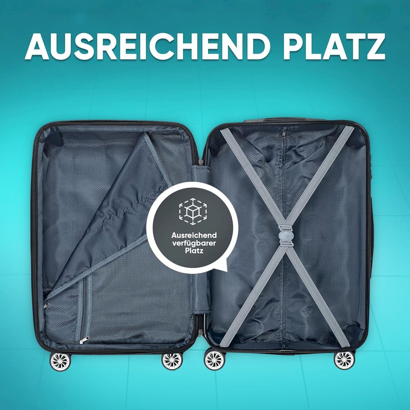 Valigie: Kofferset 3-Teilig SCHWARZ – Nuovo e nell'imballaggio originale da Bottighofen venduto da zaap 4