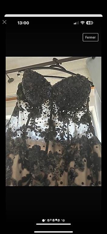Vestiti: Robe de soirée noire élégante - Taille 36 - État neuf – Usato da Cointrin venduto da HhM.will 2