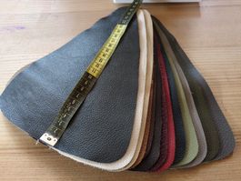 Leder Muster (14 Stk) Semianilin zum nähen basteln
