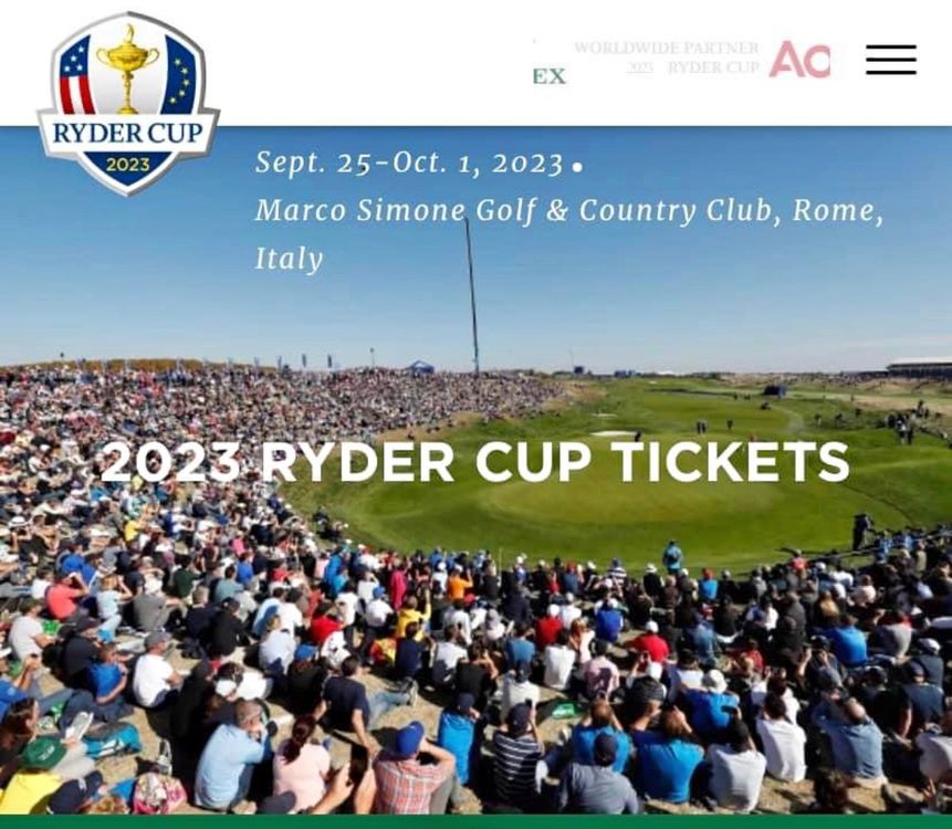 Ryder Cup Ticket für Freitag 29.9. (Sa/So auch vorhanden) Kaufen auf