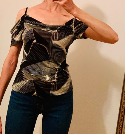 Sommerliches Shirt von Maille Demoiselle, Grösse 38/M