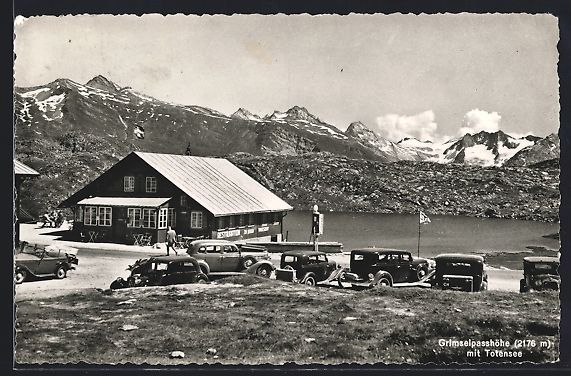 Cartes postales: Guttannen, Grimselpasshöhe, Restaurant  – D'occasion à Berlin par bartko-reher