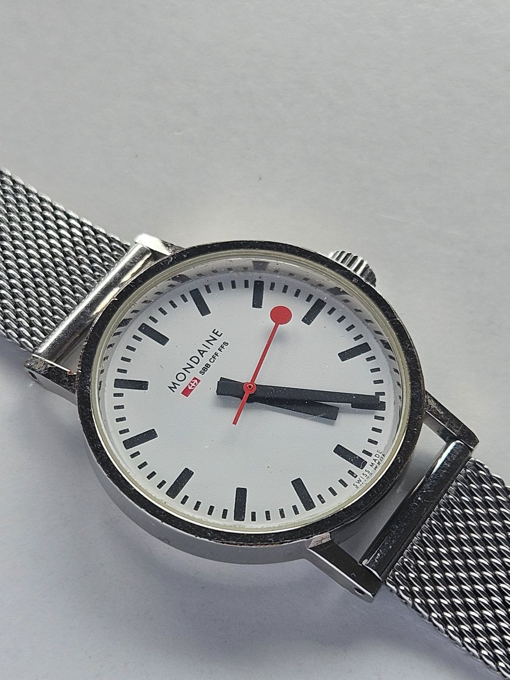 Mondaine Orologi: SBB Uhr Mondaine Quartz mit Box – Usato da Berikon venduto da mmm21 1