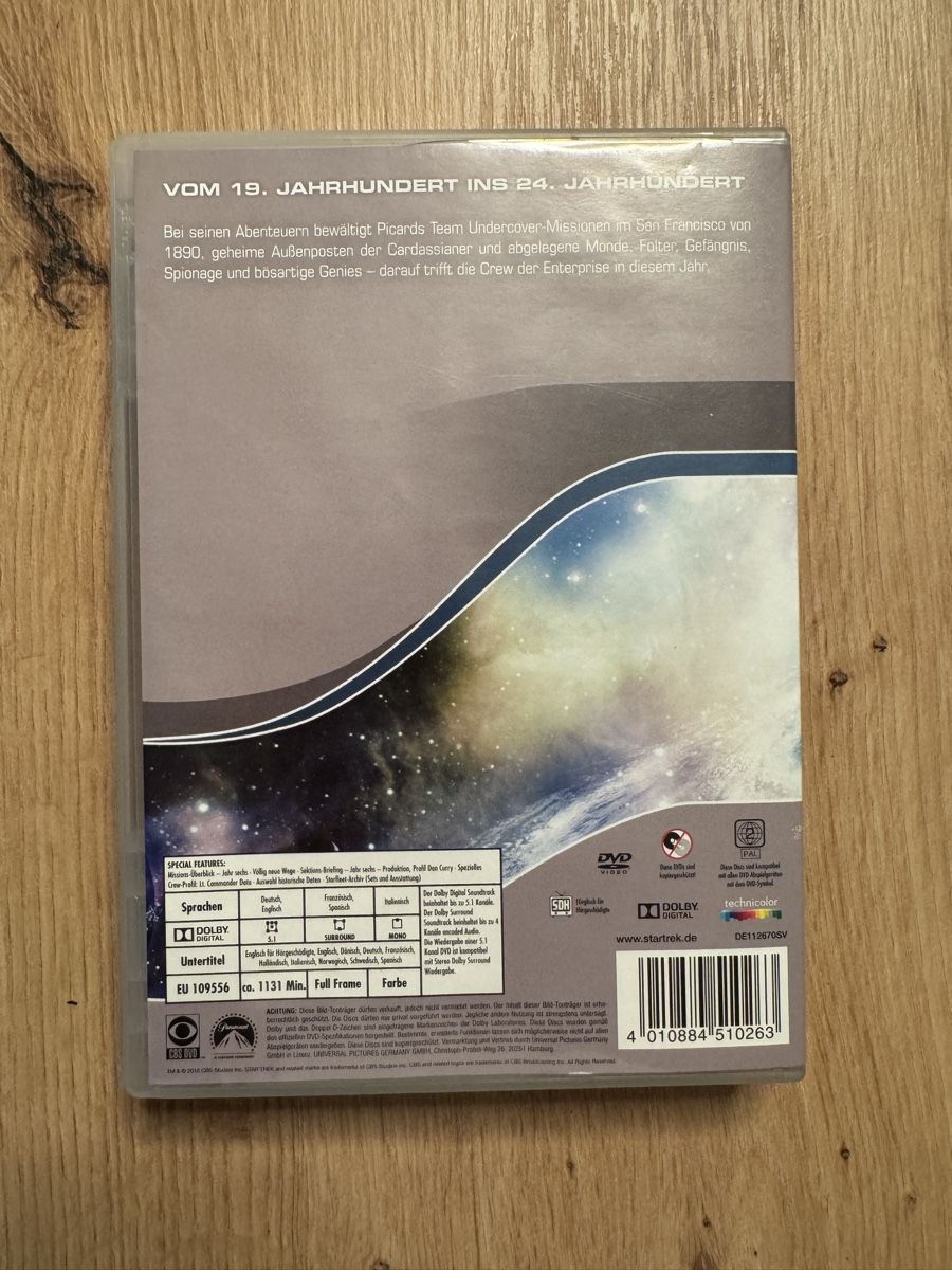 Tutti i DVDs: Star Trek The Next Generation Staffel 6 DVD Box Set – Usato da Biberist venduto da etesummer 5