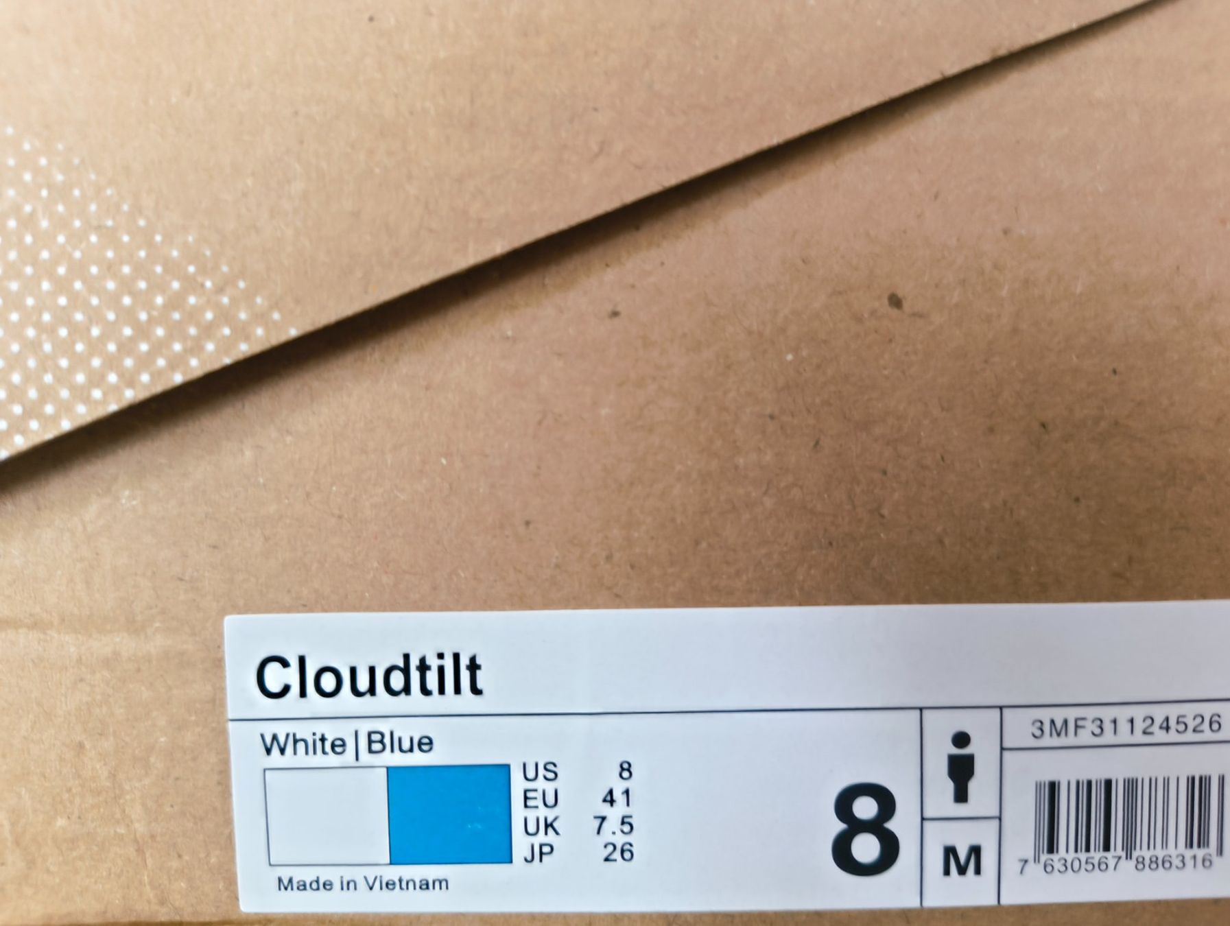 On Herrenschuhe: ON Cloudtilt  Weiss/Blau EU 41 Grösse 8 – Neu und originalverpackt aus Uitikon Waldegg von PJLS1 4