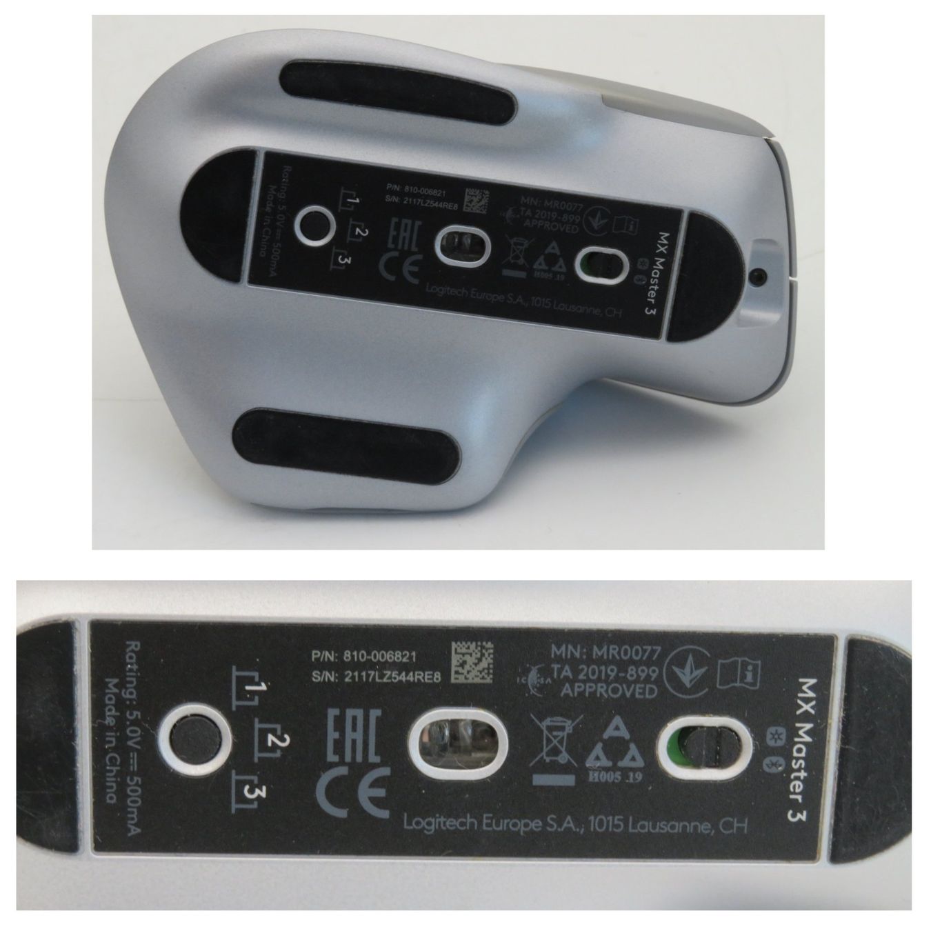Logitech Mouse: Logitech MX Master 3 Wireless Maus OVP komplett – Usato da Reinach BL venduto da WBZ-Flohmarkt 7