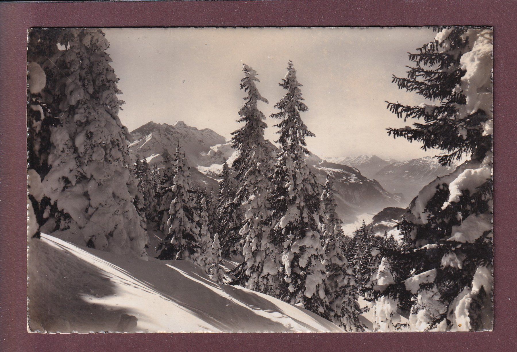 Cartoline postali: HASLIBERG - Skigebiet ob Brünig – Usato da Pully venduto da nicecards