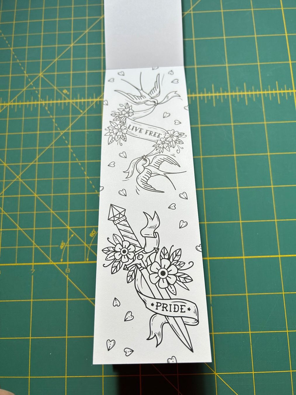 Altre raccolte & rarità: Marque-pages à colorier Tatouages – Nuovo (secondo la descrizione) da Bouveret venduto da sev_qj7l 3