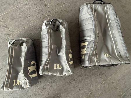 Rucksäcke/ Koffer Douchebags Set, Grau, 3-teilig