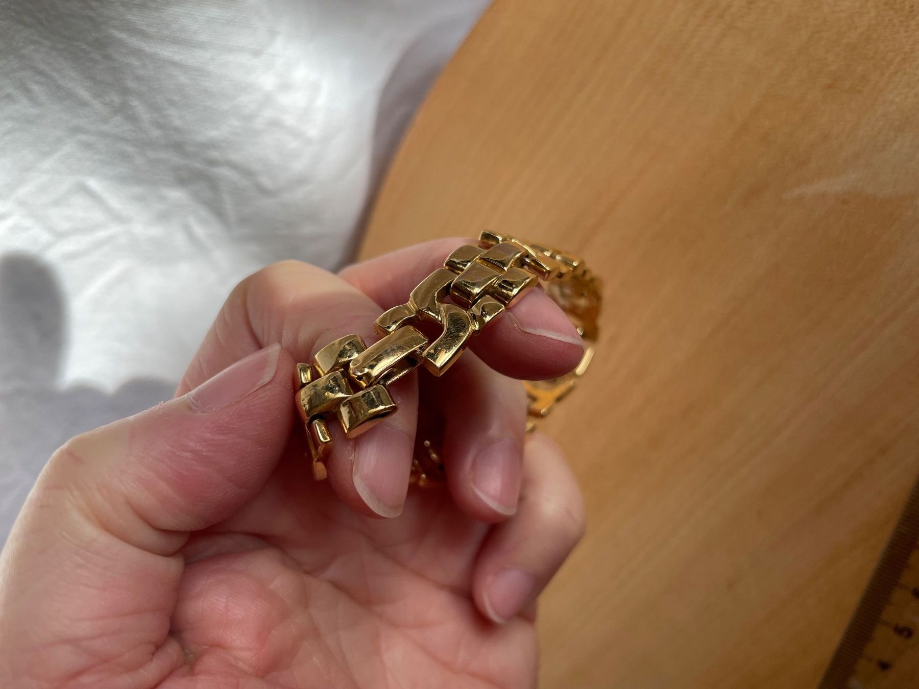 Bracciali & Braccialetti: Armband, Modeschmuck, goldfarben – Usato da Köniz venduto da kupu-kupu 1