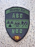 *** Badge ABC NBC Abwehr Bat 10   mit klett ***