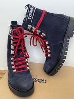 Tommy Hilfiger Wildleder Stiefel 🤩 NEU Dunkelblau Grösse 38
