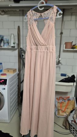 Kleid VILA Grösse 44 rosa Spitze Abendkleid