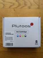 Plutoos Tintenpatronen 5er Pack C-580XXL Schwarz und Farbig