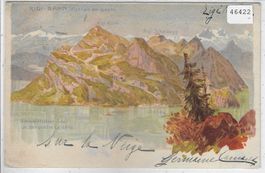 Rigi-Bahn - Vitznau bei Luzern - Litho