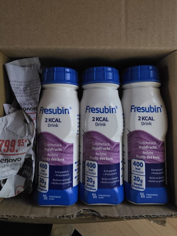 6 Flaschen Fresubin 2 KCAL Drink Waldfrucht - Energie pur! (Neu und ...