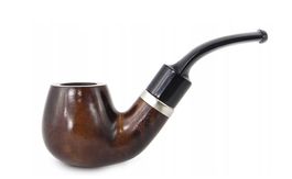 Elegante Pfeife aus Birnbaumholz – kompakt, massiv & edel