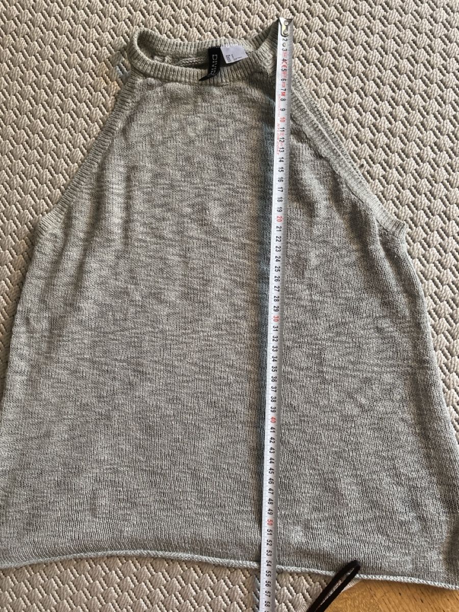 H&M Top: Stricktop H&M, Khaki, Baumwolle, S – Usato da Solothurn venduto da Bobesch08 6