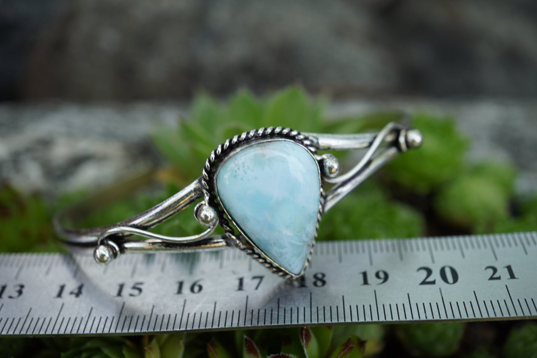 Minerali & Pietre curative: Larimar     Arm Spange     ab  1.-     Räumung – Nuovo e nell'imballaggio originale da Eschenbach SG venduto da topstone 1
