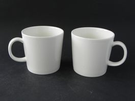 2 Tassen - TEEMA - Kaj Franck Vitroporslin - ARABIA FINLAND