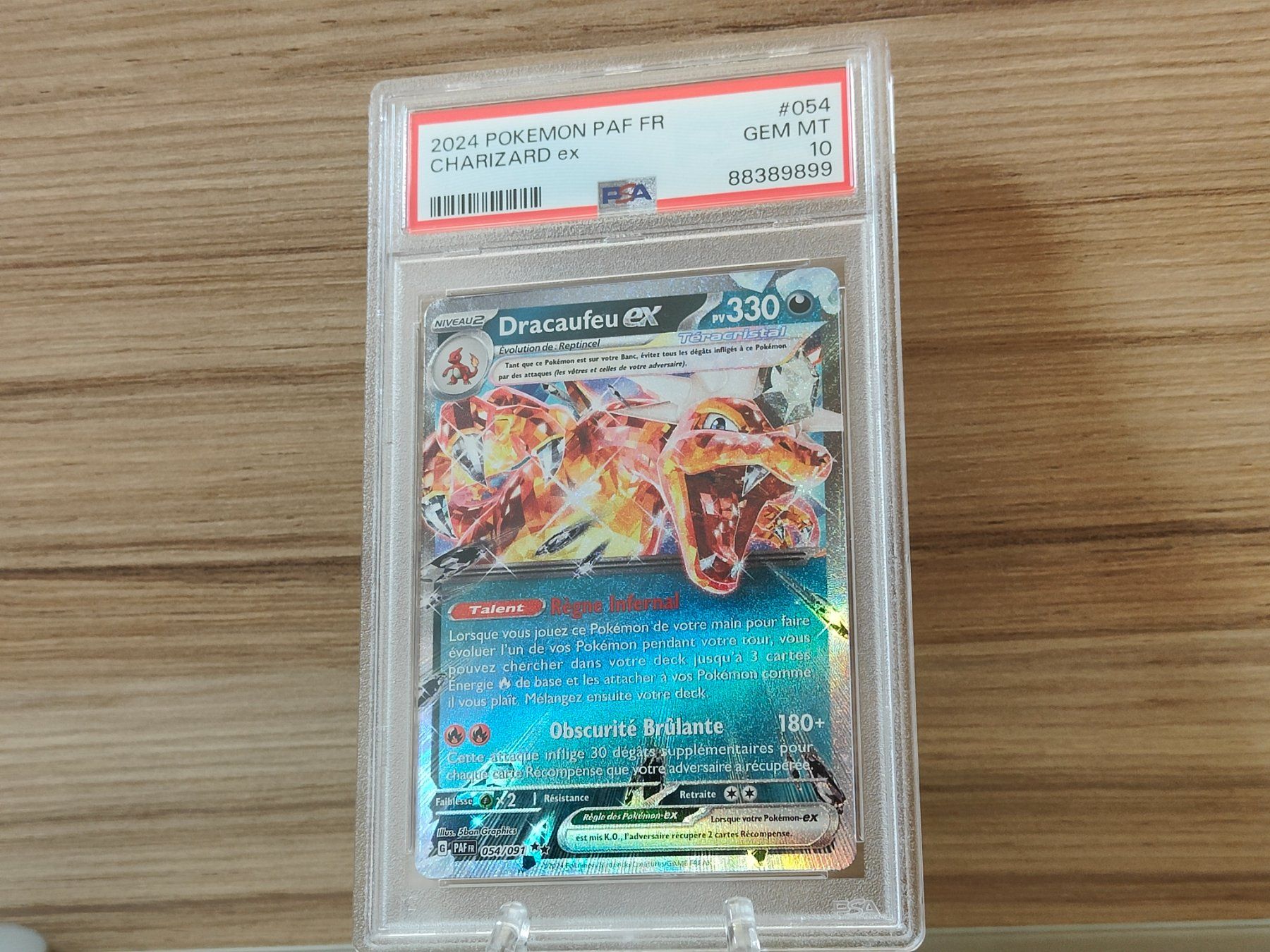 Pokémon Carte collezionabili: (PSA 10) Charizard ex #54, FR, Carte Pokémon gradée – Nuovo e nell'imballaggio originale da Châtelaine venduto da Chompis 2
