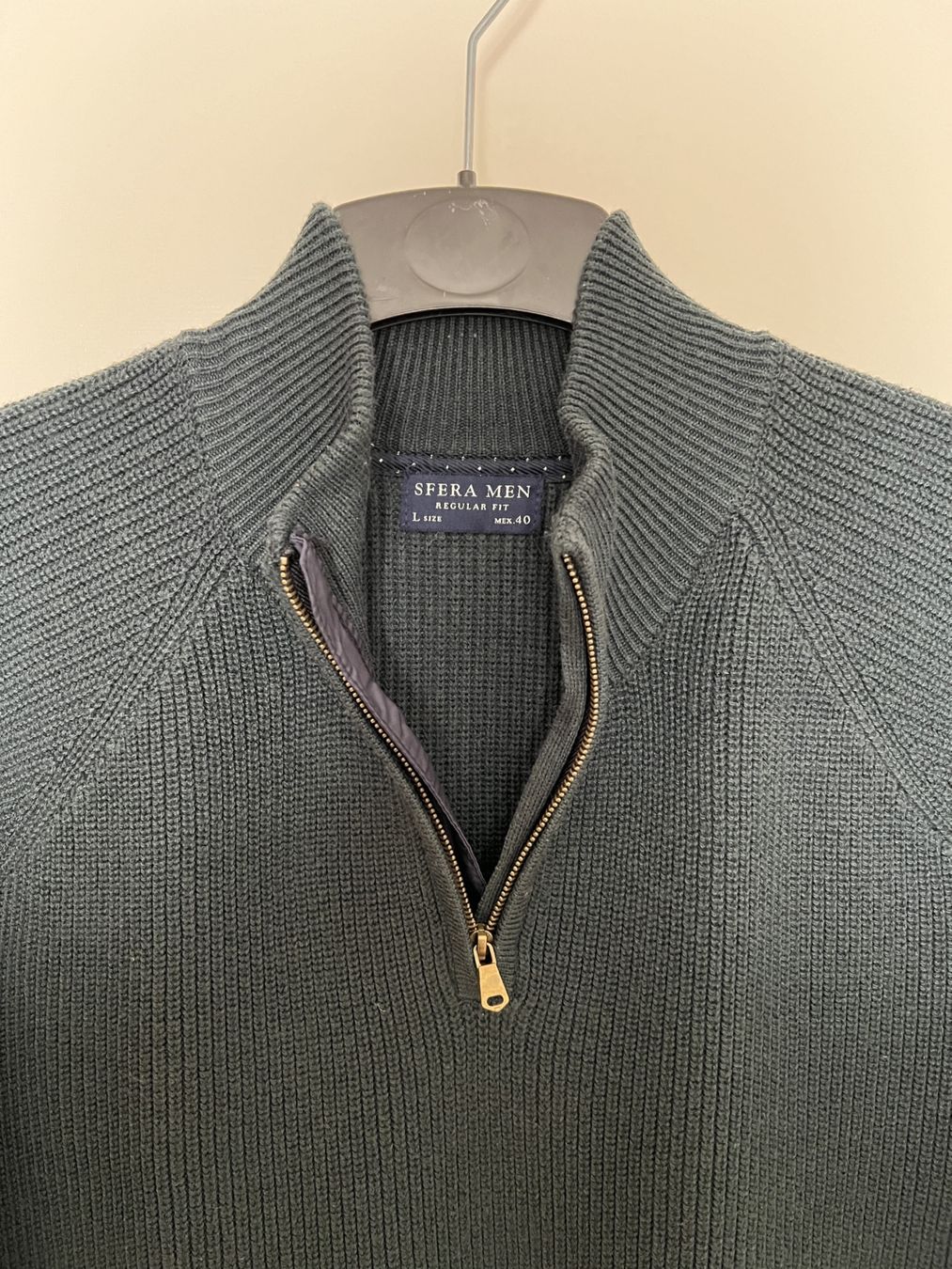 Maglioni & Felpe: SFERA MEN REGULAR FIT Dark Green Pullover Mid-Zipper L / 40 – Usato da Horgen venduto da linuxrp 6