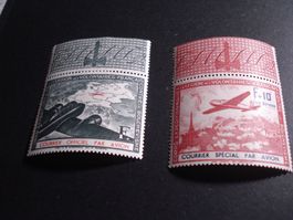 Satz Dt Reich/France, Legion Volontaire, Flugpost ** um 1942