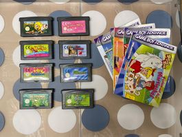 8 Game Boy Advance Spiele inkl. Anleitungen