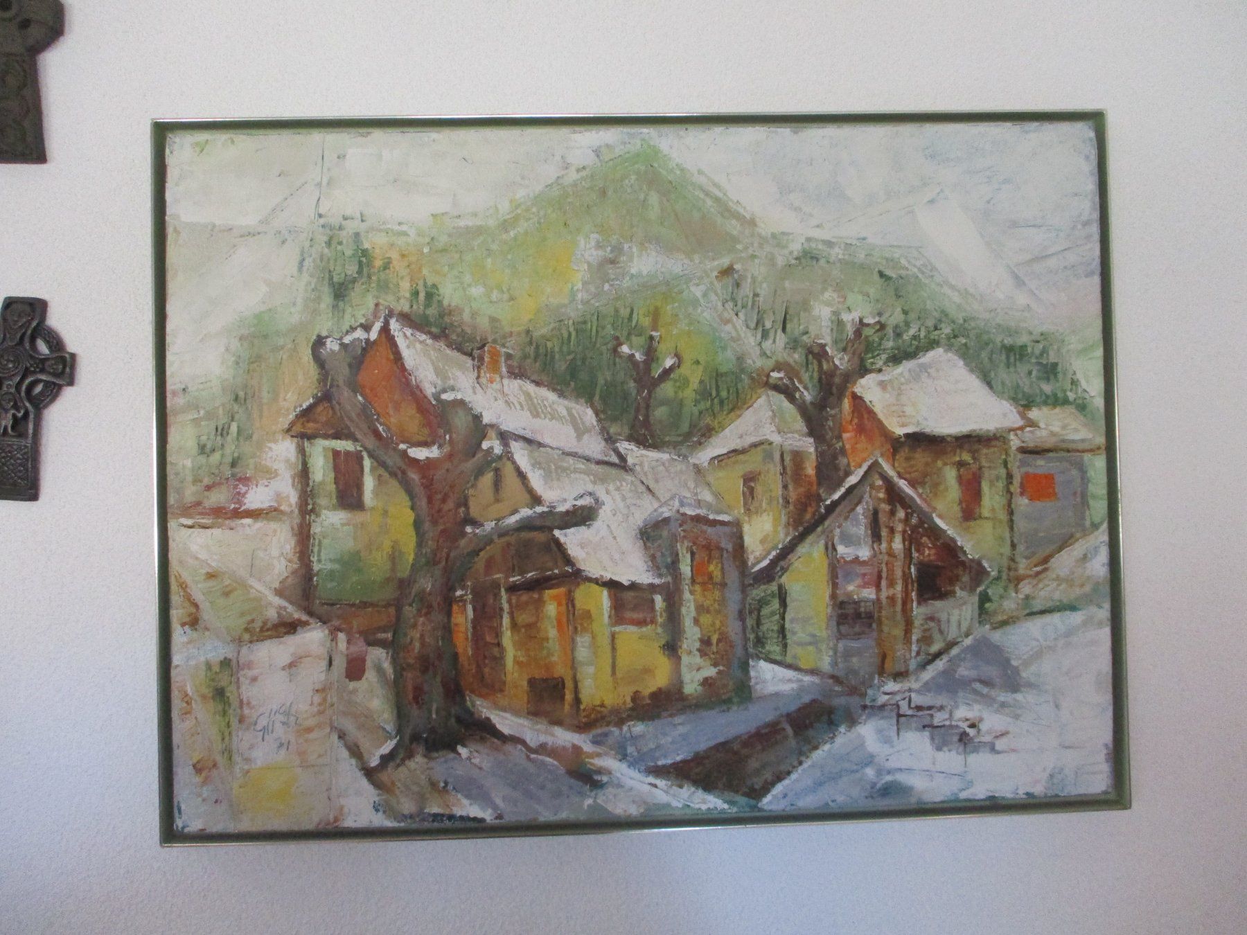 Dipinti: Ölbild GIITZ 1971 Winter-Landschaft – Usato da Windisch venduto da Autogrammo