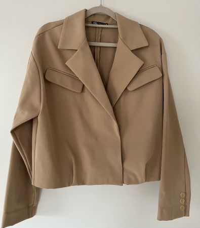 Damen-Jacke, beige, L, schön, richtig trendy, effektiv NEU!