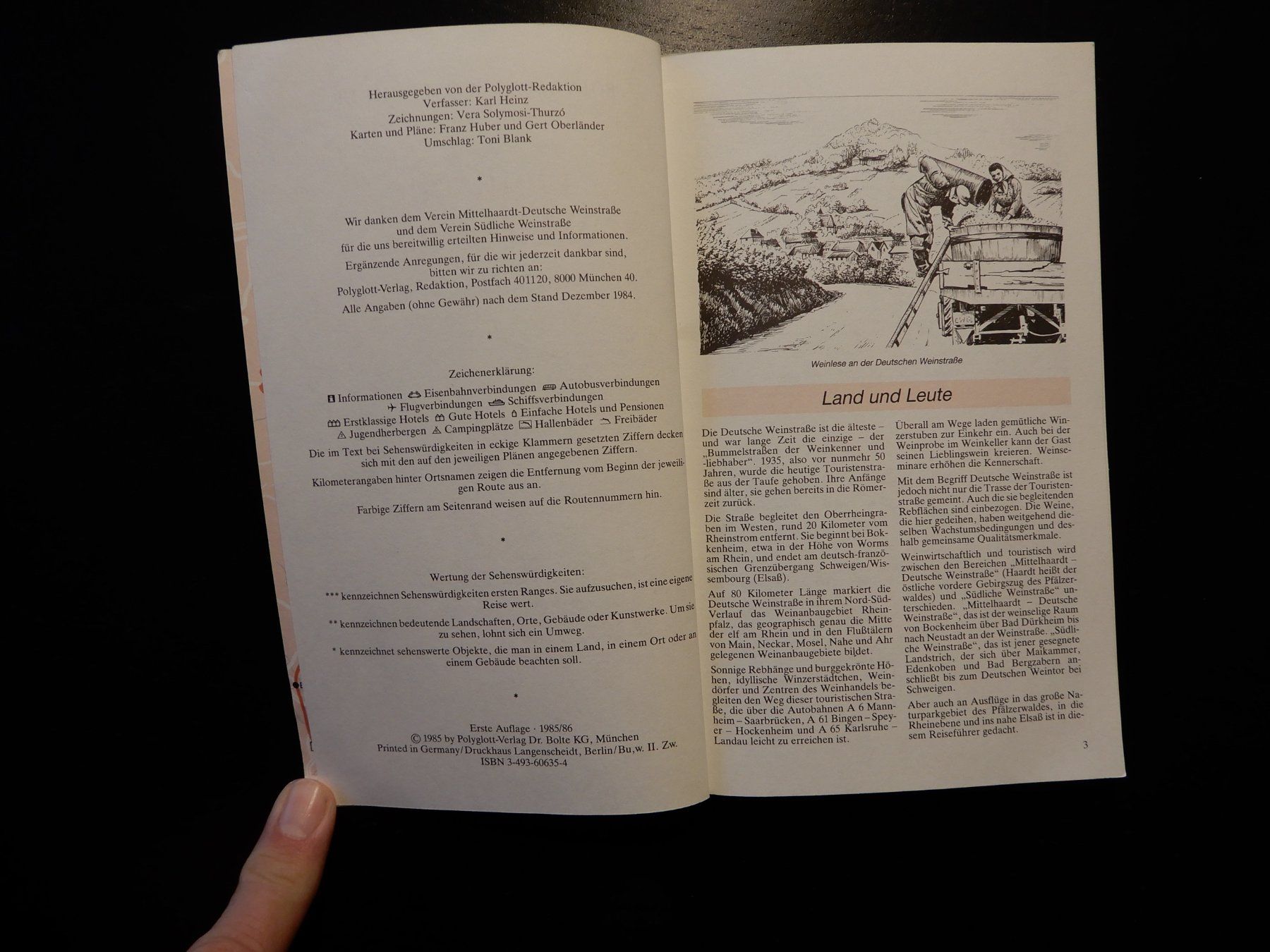 Livres: Reiseführer "Deutsche Weinstrasse", Polyglott – D'occasion à Erstfeld par Mario_boe0 2