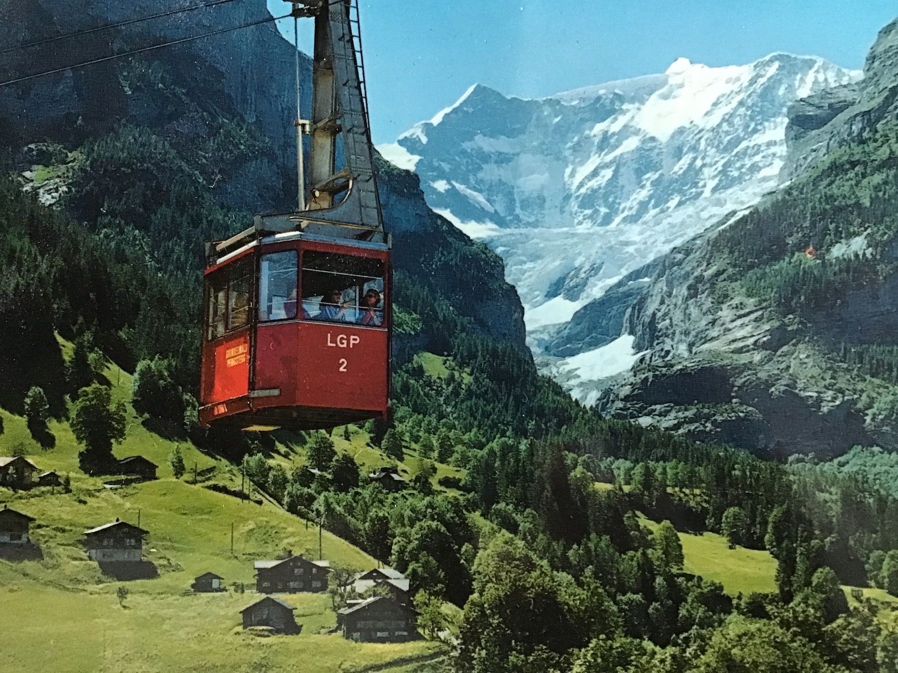 Cartoline postali: Grindelwald   Pfingsteggbahn – Usato da Thierachern venduto da sweden08