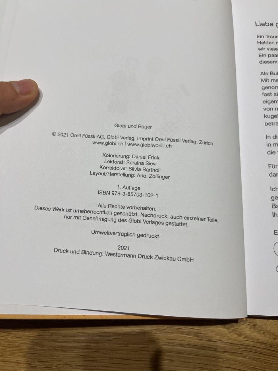 Libri: Globi und Roger – Nuovo (secondo la descrizione) da Baar venduto da Girlpower1994 2