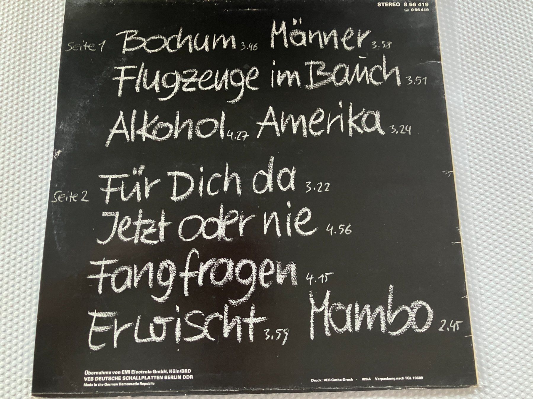 Dischi in vinile: Herbert Grönemeyer – Usato da Aarwangen venduto da Jukebox3 3