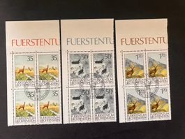 Liechtenstein 1986  Mi. 847-49  FDC gest.  (3201)