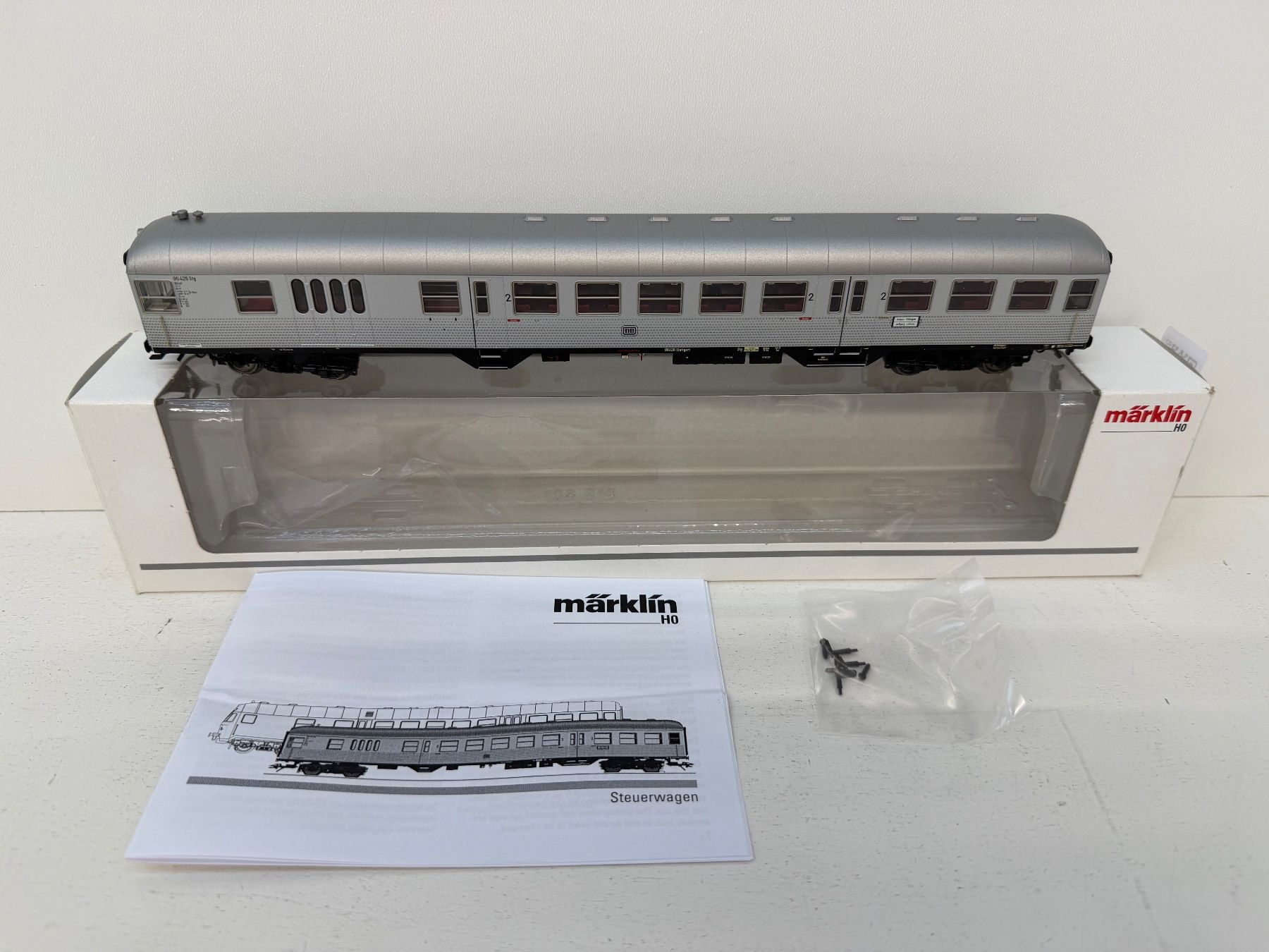 Märklin Modellini di ferrovie: Märklin 43820 Steuerwagen der DB – Usato da Büsserach venduto da ModellbahnDepot 1