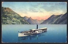 Porlezza /Lago di Lugano, Dampfer Italia