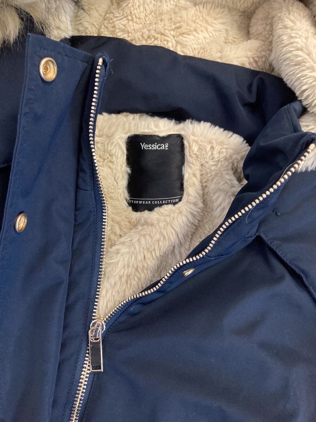 C&A Jacken: Winterjacke C&A Gr. 40 blau – Gebraucht aus Schötz von Jekyll666 1