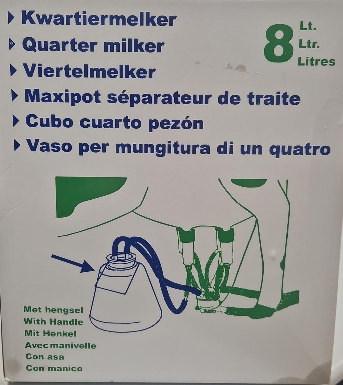 Alle Werkzeuge: M-Tec Viertelmelker mit Hängebügel 8l – Neu und originalverpackt aus Zürich von gregorvonah