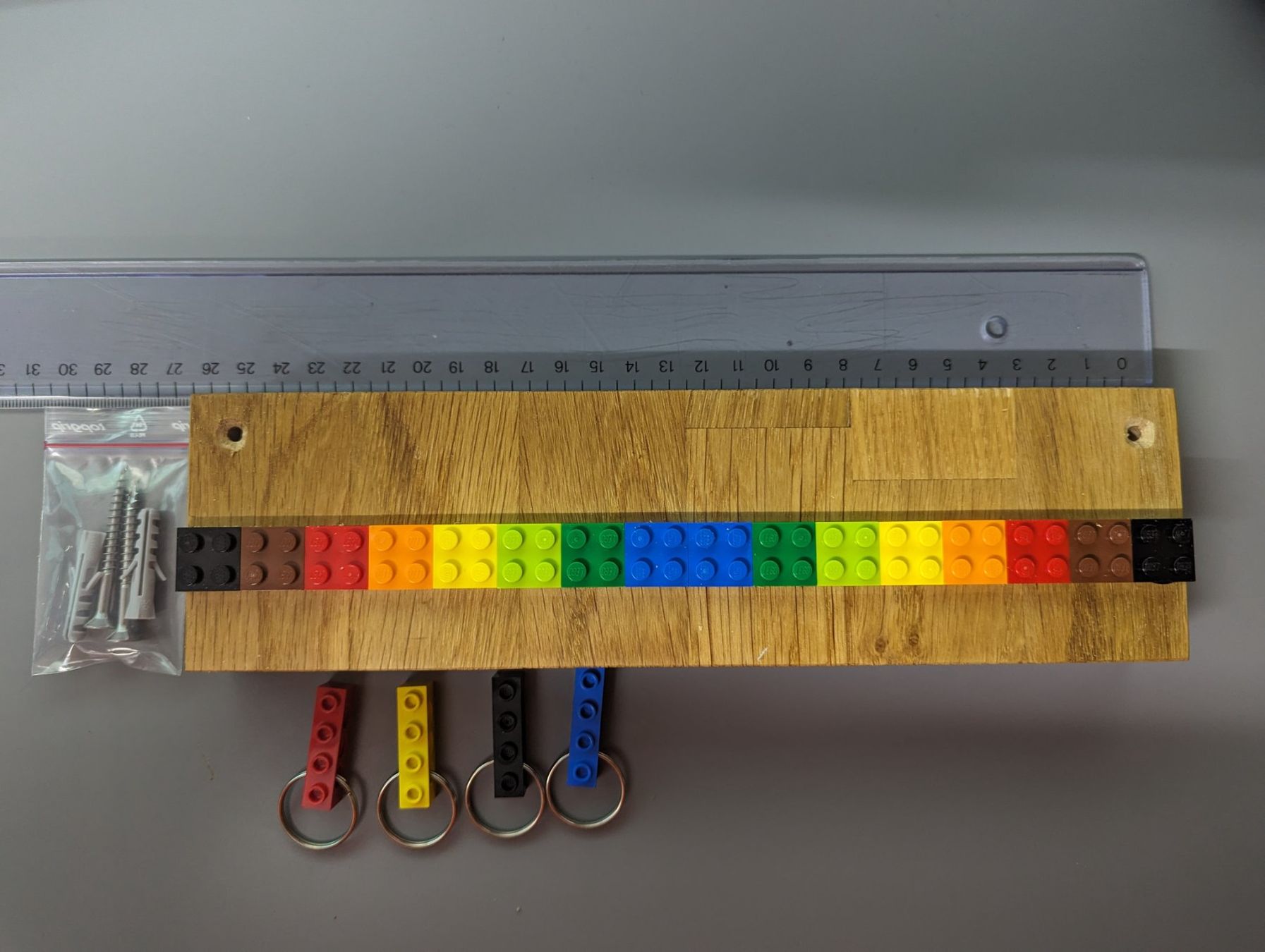 Porte manteau: Schlüsselbrett Lego 2er – D'occasion à Wanzwil par TinuMeyer 1