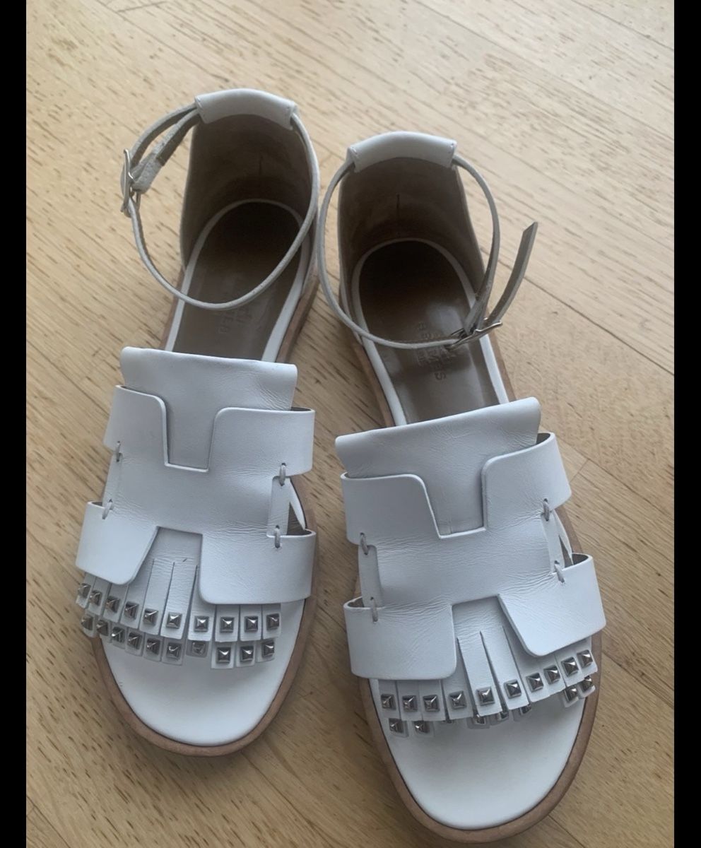 Hermès Scarpe da donna: Hermès sandales Santorini 37 – Nuovo (secondo la descrizione) da Peseux venduto da camosport 7