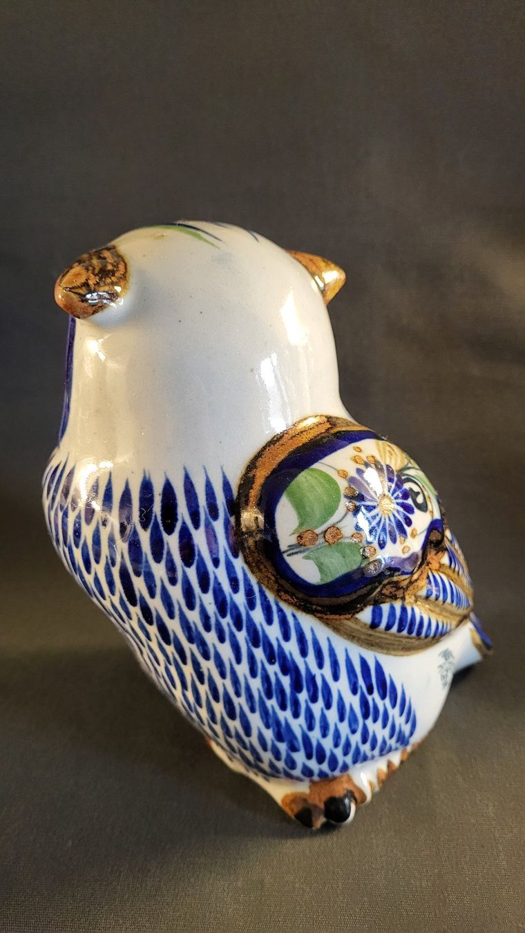 Figuren: Grosse Keramik-Eule MEXICO "Acem" – Gebraucht aus Basel von spinne02 2
