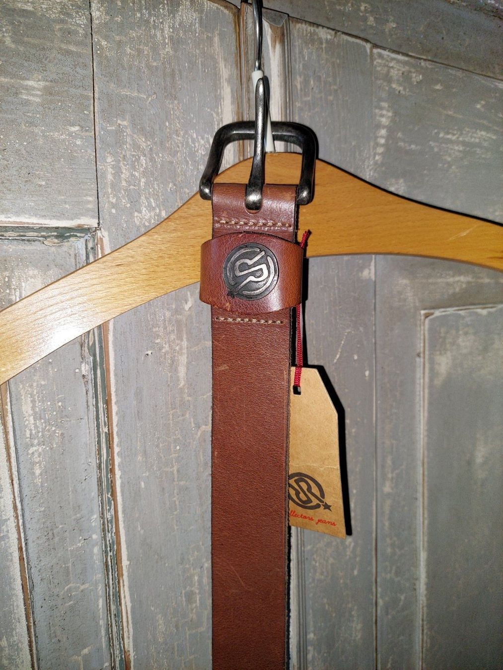 Gürtel: Raser . Leder braun 85x40 – Neu und originalverpackt aus Besenbüren von teluride89