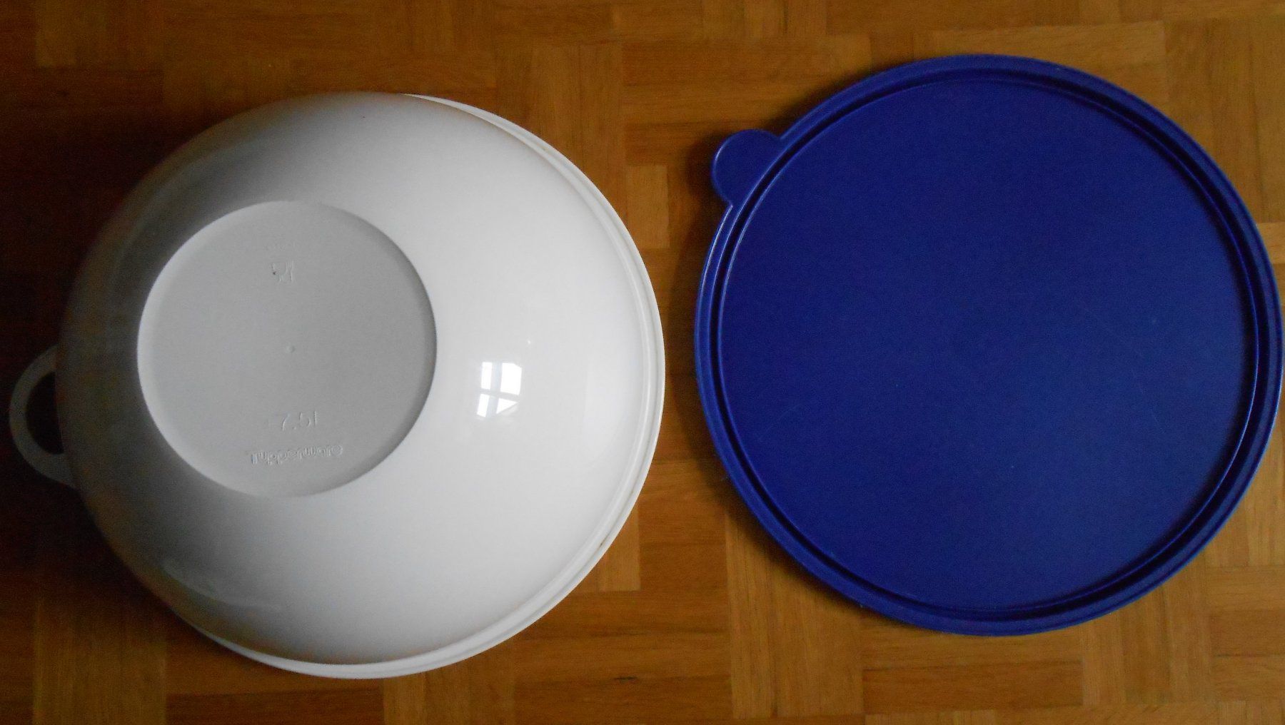 Schalen: Grosse Tupperware Schüssel mit Deckel  7.5 l Inhalt  -2- – Gebraucht aus Rafz von Sonnenblume305 2