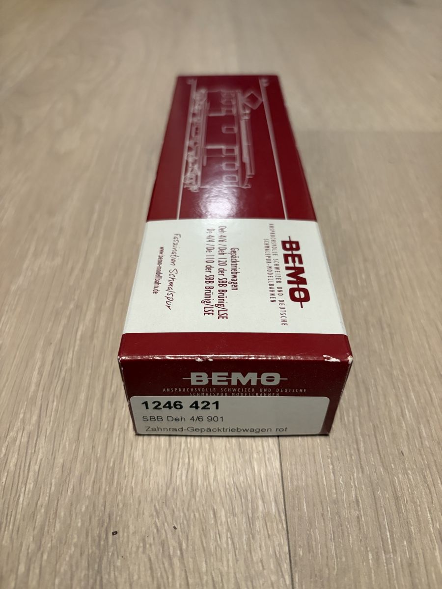 Bemo Modelleisenbahnen: Bemo 1246 421 SBB Deg 4/6 901 Ab 1.- – Neu (gemäss Beschreibung) aus Arzier-Le Muids von Lococcasion