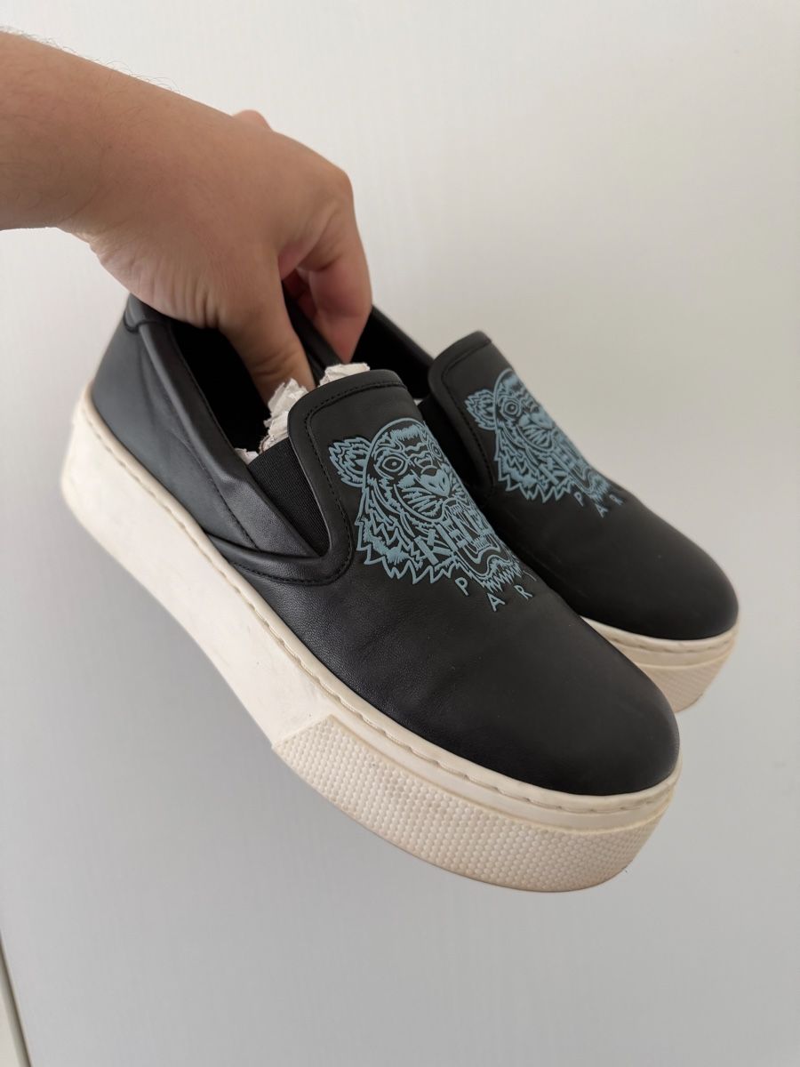 Scarpe da donna: Kenzo Slip-On Schuhe schwarz Grösse 36  – Usato da Niederbipp venduto da yar_tf6f