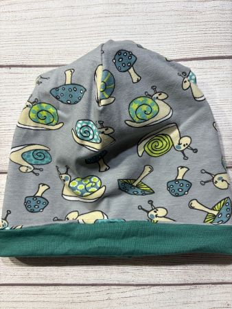 Schnecke Beanie, Wendemütze, Ökotex, Gr. 48 NEU